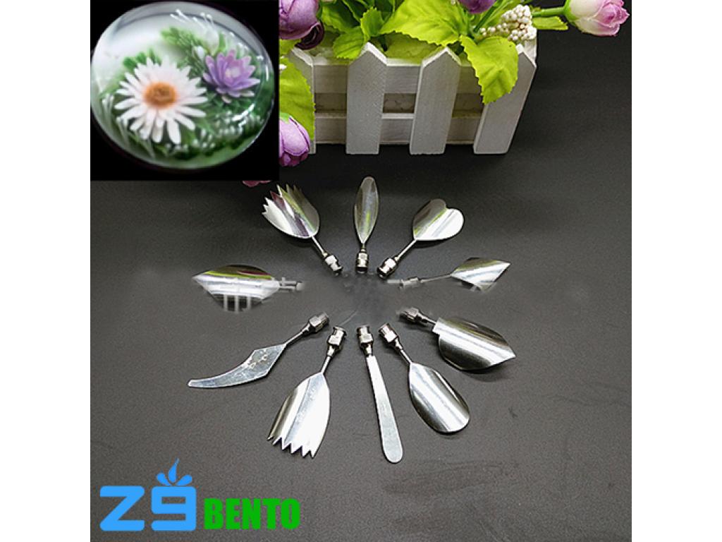 Bộ dụng cụ làm thạch rau câu 3D 10 kim