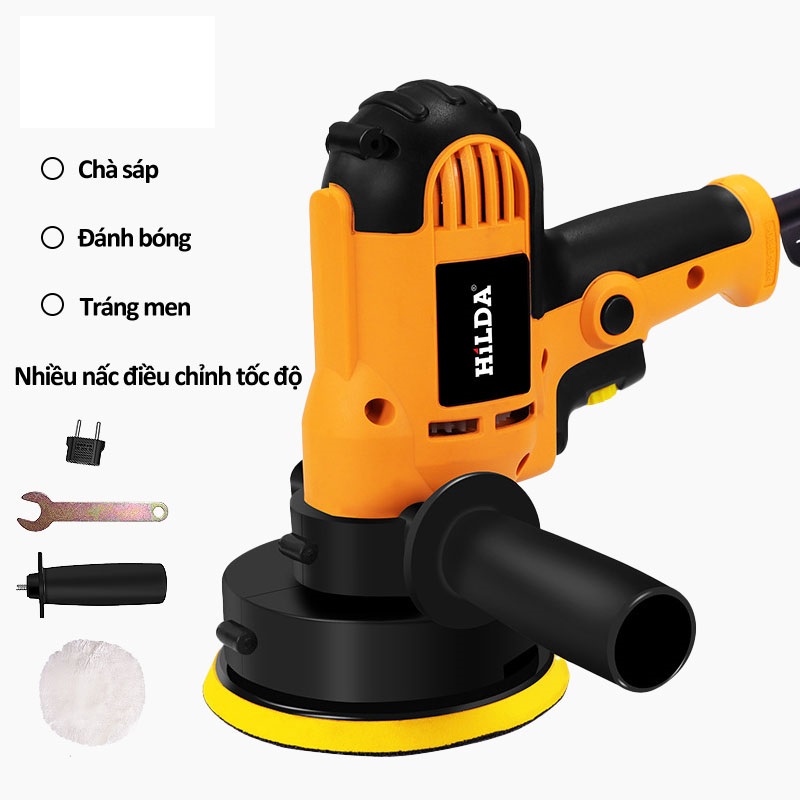 Máy đánh bóng cầm tay - máy đánh bóng mini- máy chà nhám oto dewalt dwe6401, cầm tay- công suất lớn.