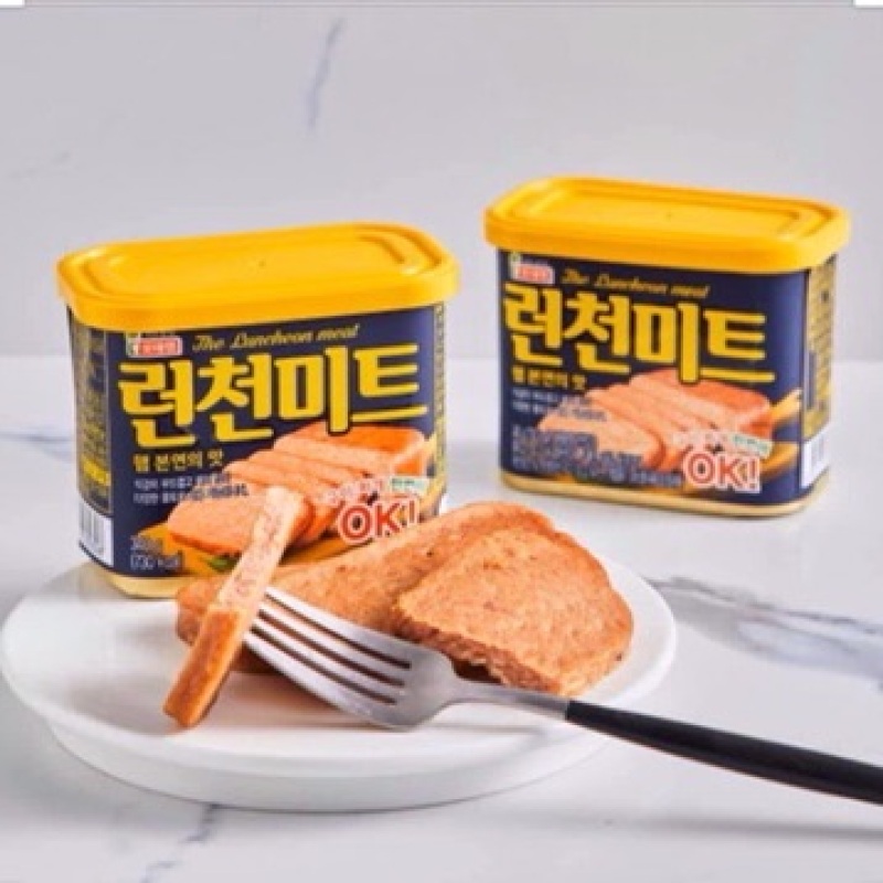 Thịt hộp Lotte 340g Hàn Quốc - Lunchoen meat 340g