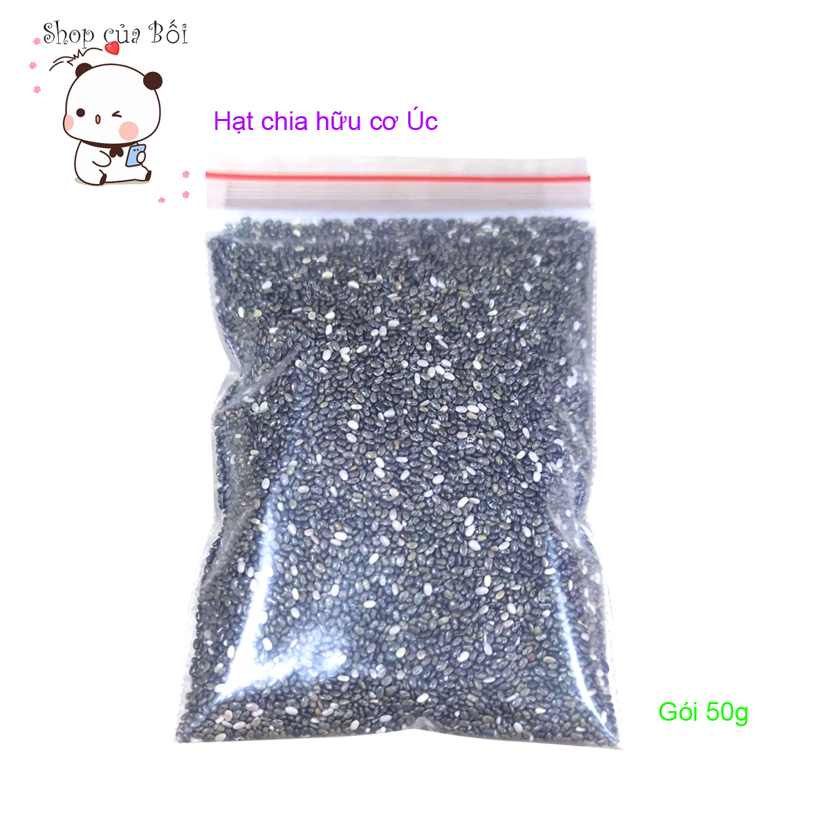 Hạt chia Úc (50g / gói) Hạt chia hữu cơ loại 1