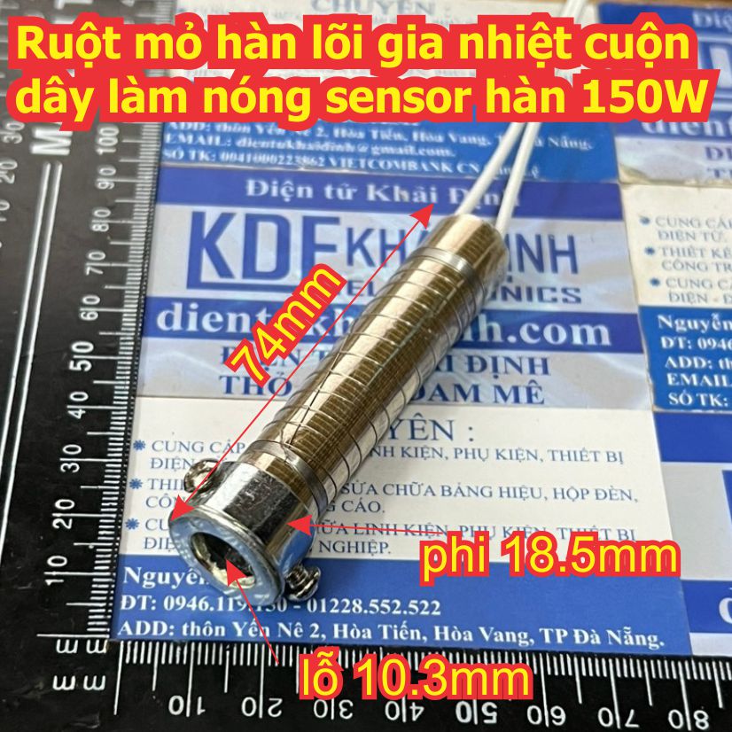 2 cái ruột mỏ hàn lõi gia nhiệt cuộn dây làm nóng sensor hàn loại 40w 60w 80w 100w 150w kde2396