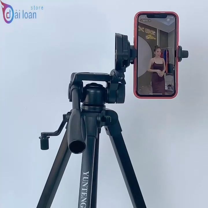 CHÂN MÁY ẢNH TRIPOD YUNTENG VCT-668 (Tặng kẹp điện thoại Yunteng và Remote Bluetooth)