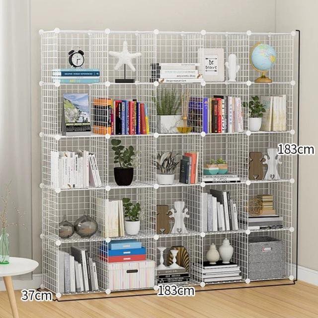 Kệ Tủ Lưới Sắt Lắp Ghép Đa Năng 20 ô