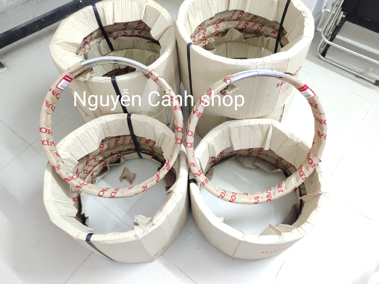 niềng goshi bóng bản 1.40. 1.20.17 cặp niềng xe máy
