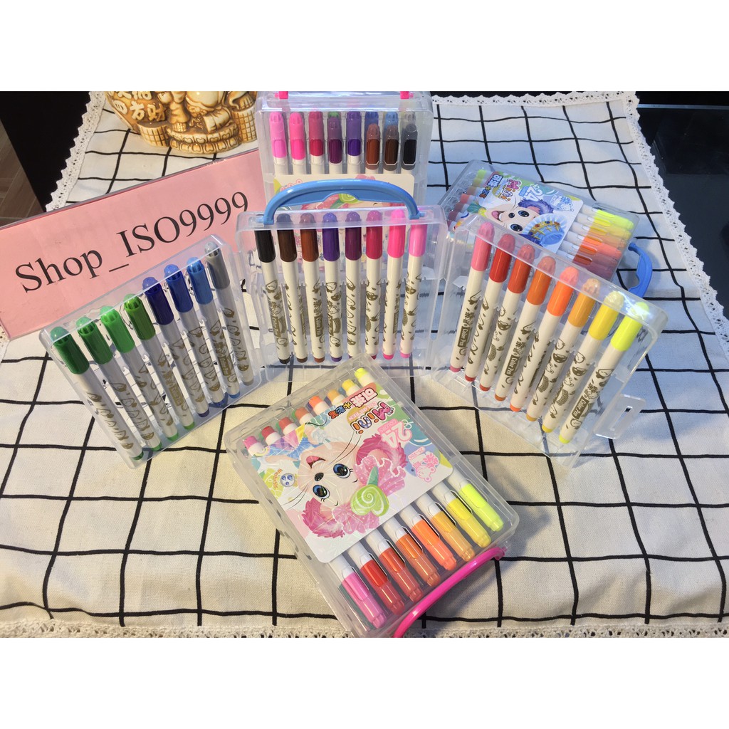 Hộp Bút Dạ Quang nhiều màu sắc