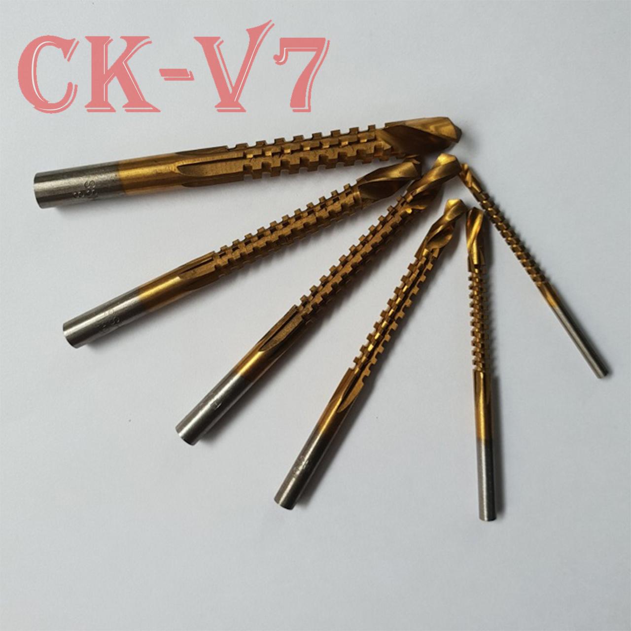 Bộ 6 Mũi Khoan Răng Cưa Phủ Titanium