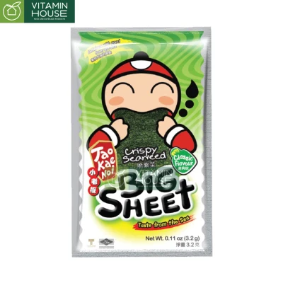 Snack Rong biển TaoKaeNoi Big Sheet 3.2g [Vitamin House]
