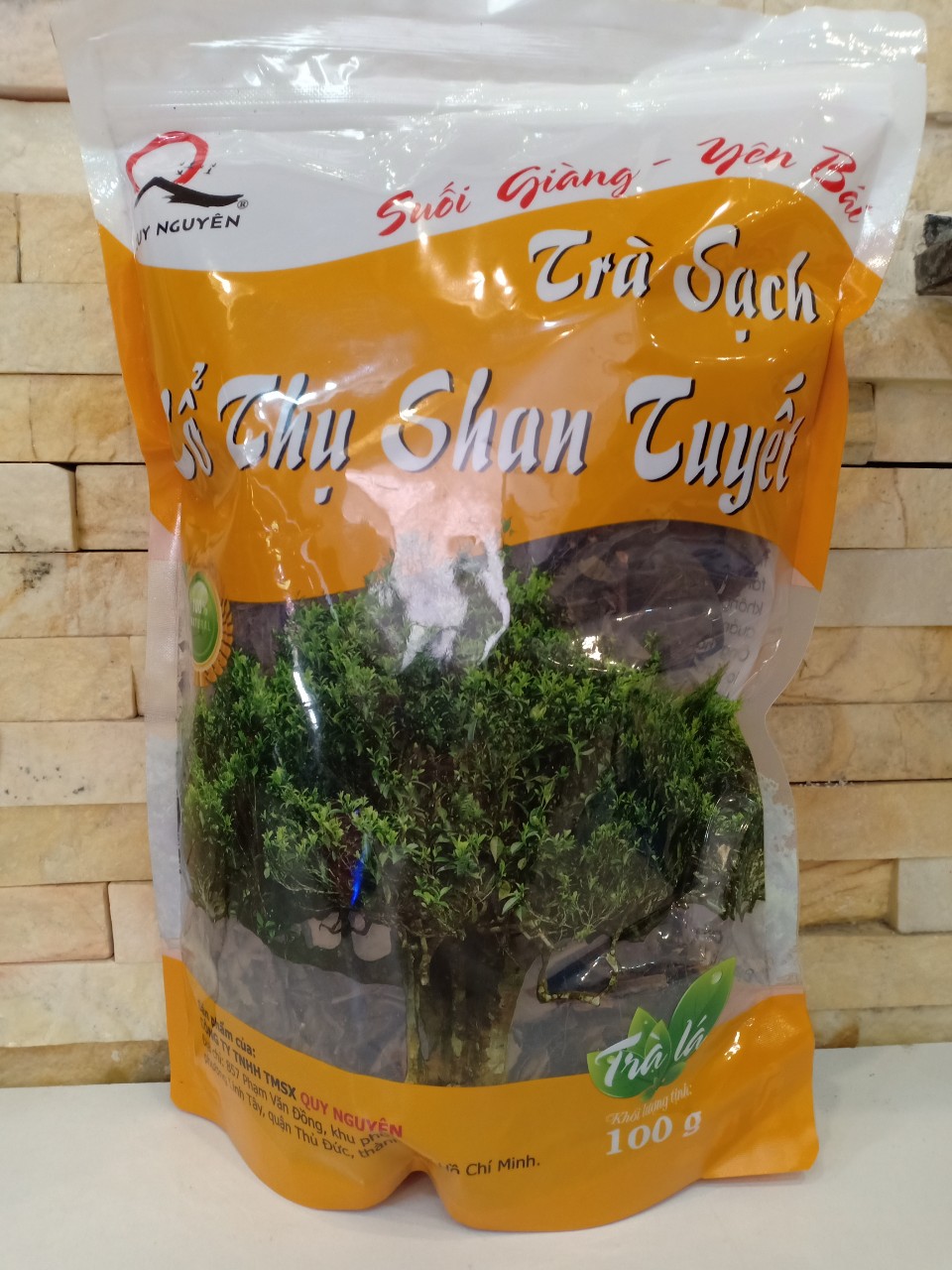 TRÀ CỔ THỤ SAN TUYẾT (TRÀ BAN CHA) QUY NGUYÊN (Túi lọc, 22 gói/hộp)