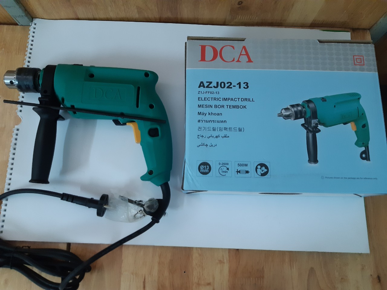 máy khoan tường , bê tông DCA model AZJ02-13