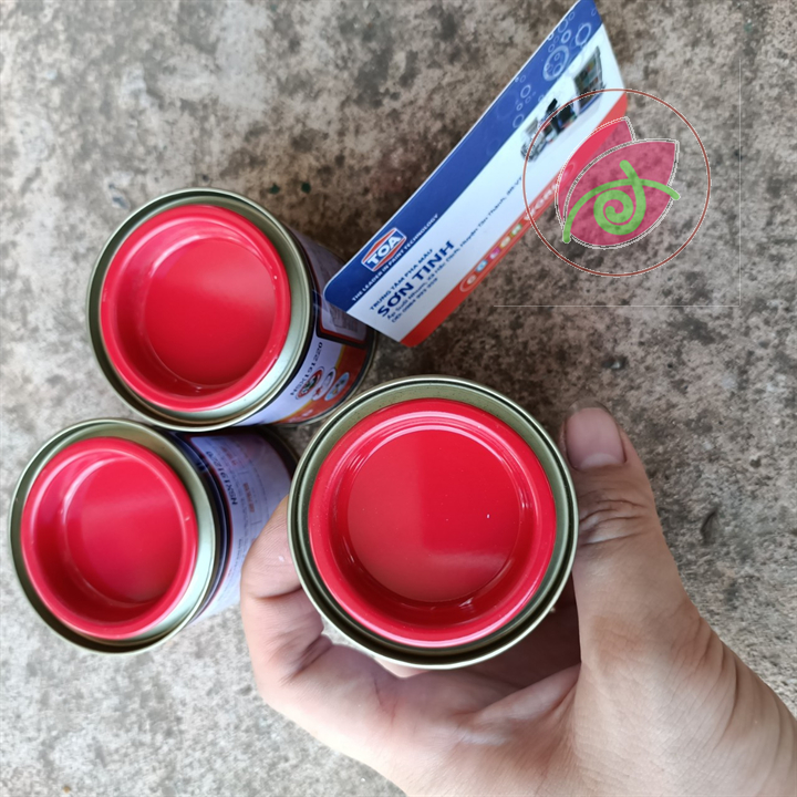 Sơn dầu galant màu đỏ dùng cho gỗ và kim loại dung tích 70 ml