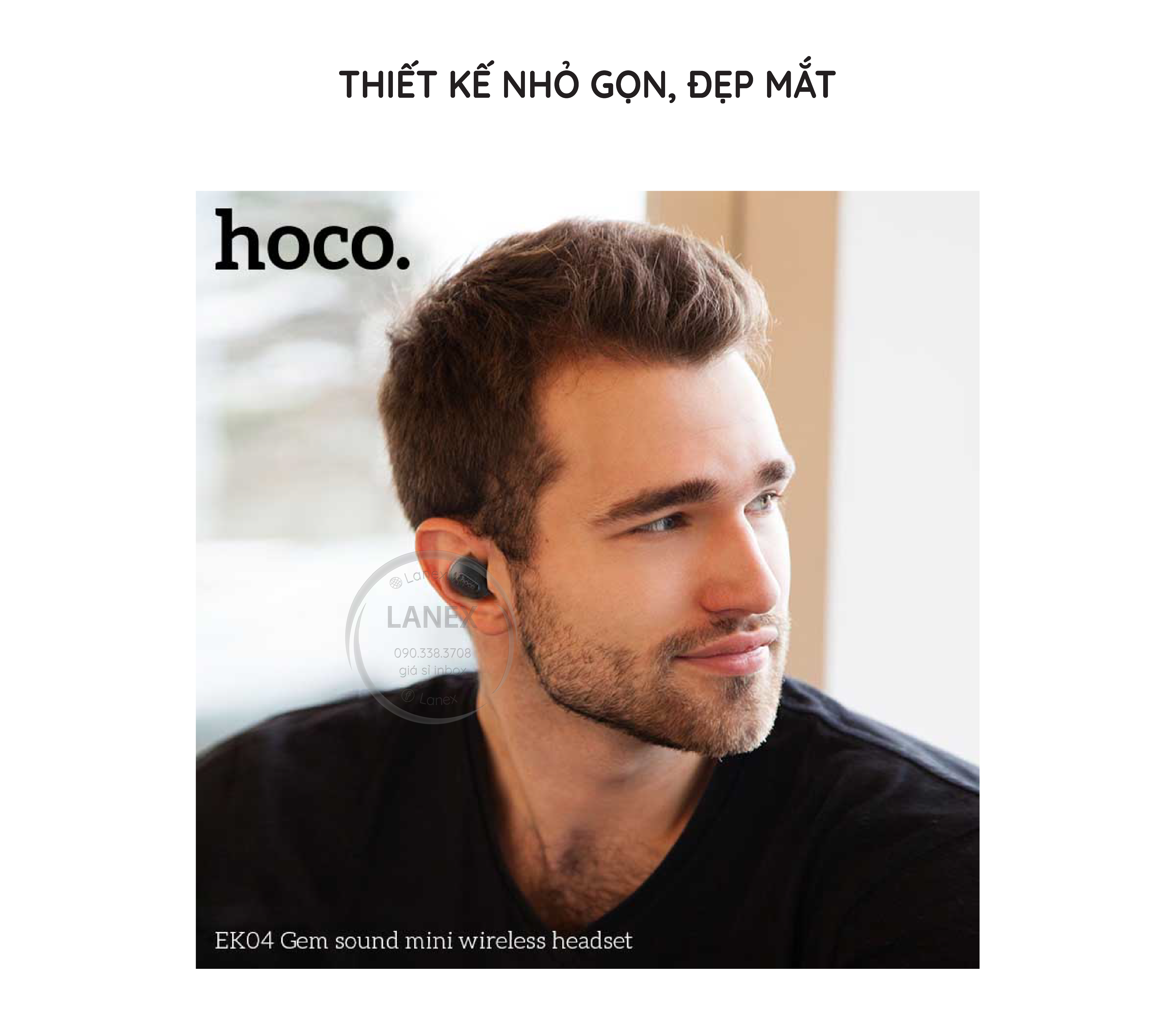 Tai Nghe Bluetooth Hoco Ek04 1 Bên V5.0 Có Mic
