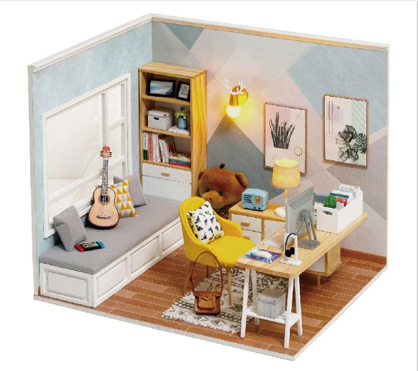 Mô hình nhà gỗ - Study room