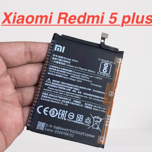 Battery authentic Xiaomi Redmi 5 plus code bn44 capacity 4000mAh battery replacement parts