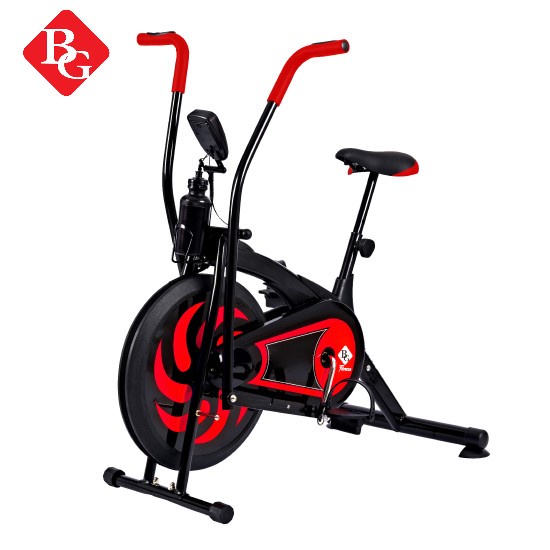 BG Xe đạp tập thể dục tay chân kết hợp Air Bike 8701 Màu đỏ thiết kế mới