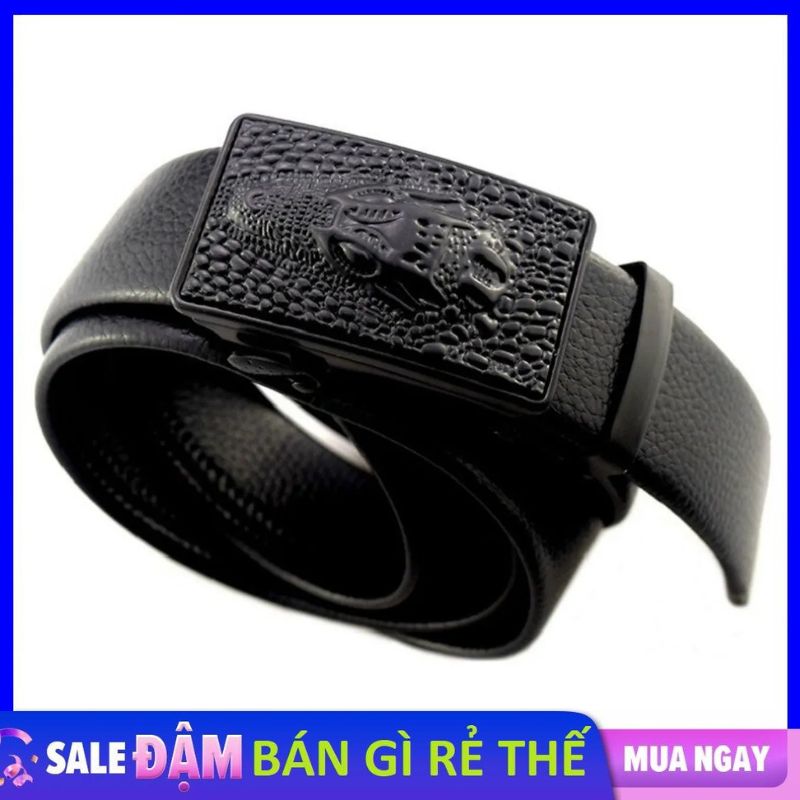Thắt lưng nam da pu khóa tự động cao cấp - dây nịt nam . dây nịch đầu tăng sang trọng thanh lịch