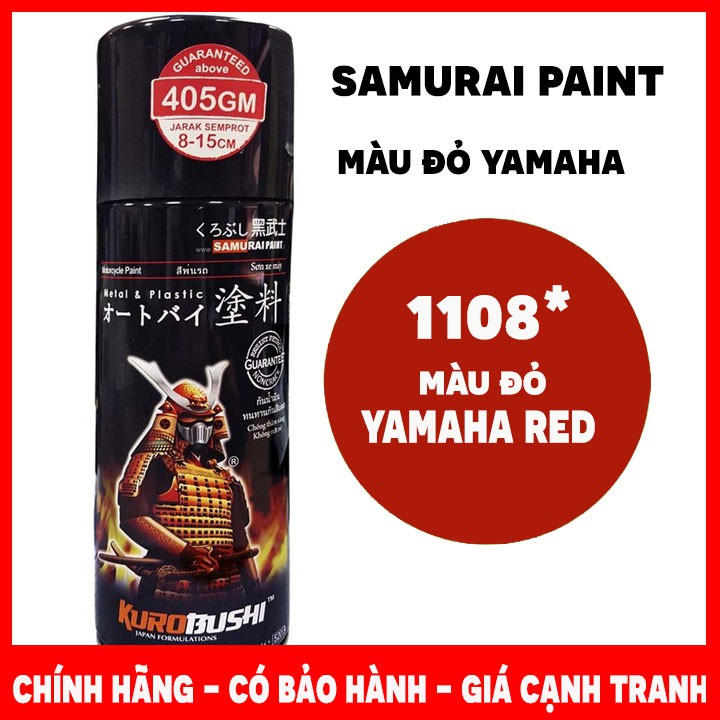 SƠN SAMURAI MÀU ĐỎ YAMAHA - YAMAHA RED 1108