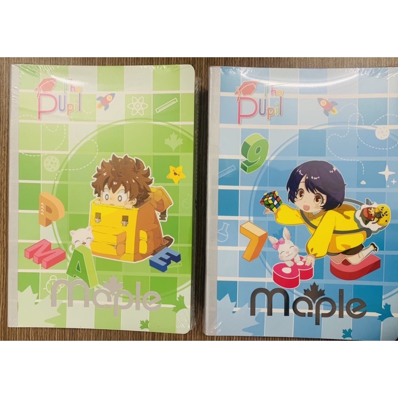 Vở 4 ô li vuông maple cao cấp 48/80 trang