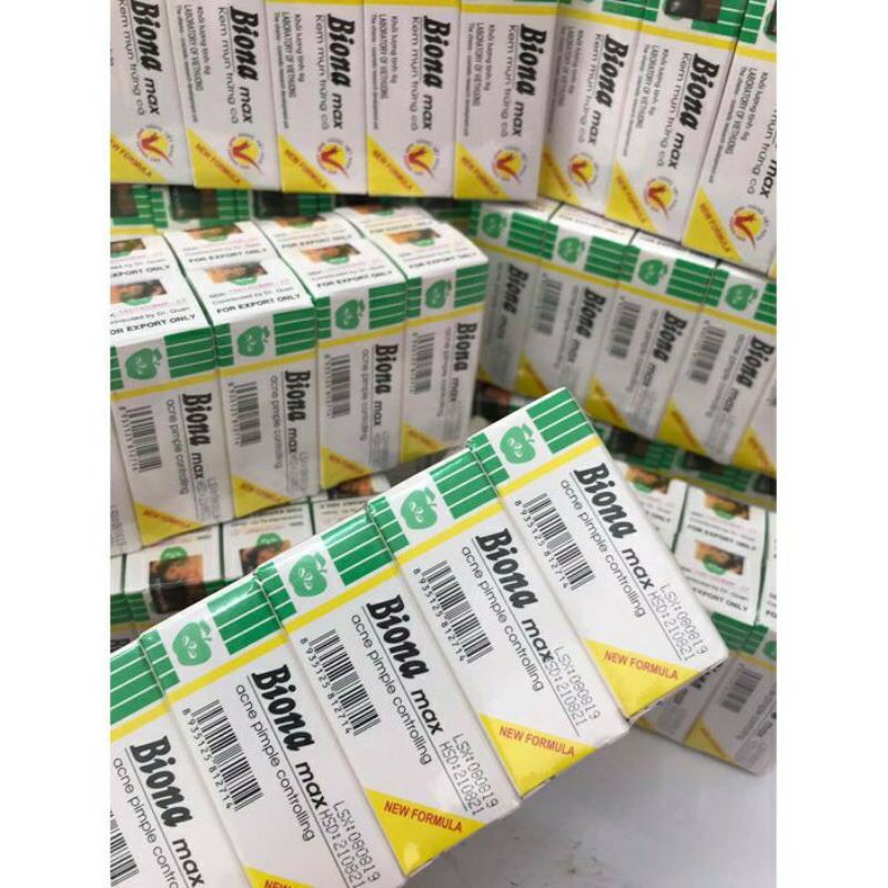 (Freeship max)Kem BIONA MAX TUÝP 6GR GIÚP NGĂN NGỪA MỤN