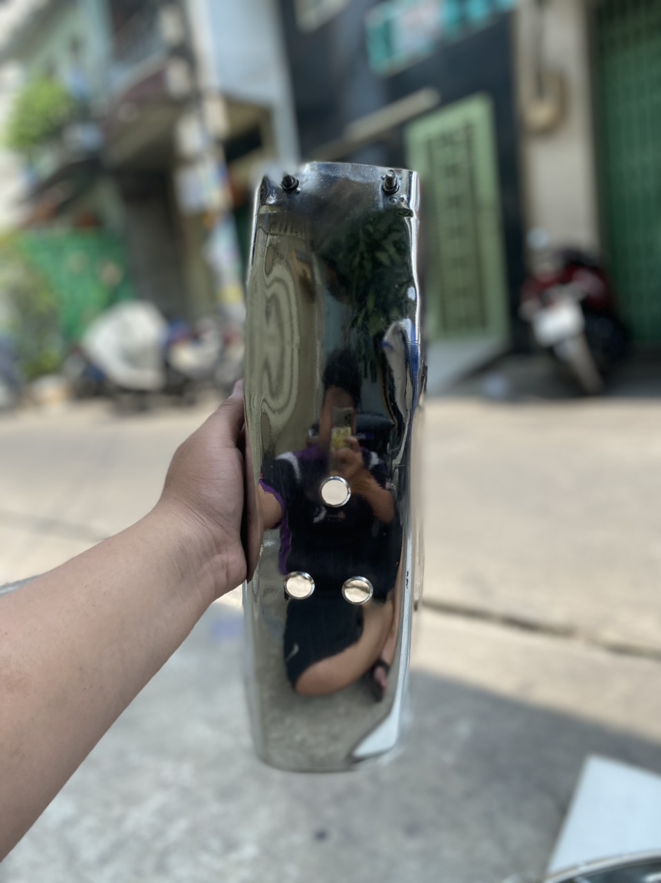 CẶP DÈ TRƯỚC - SAU XE WIN 100 INOX