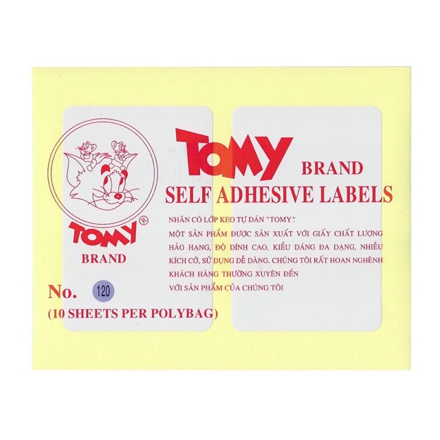 Giấy Decal Tomy No.99 - No.124