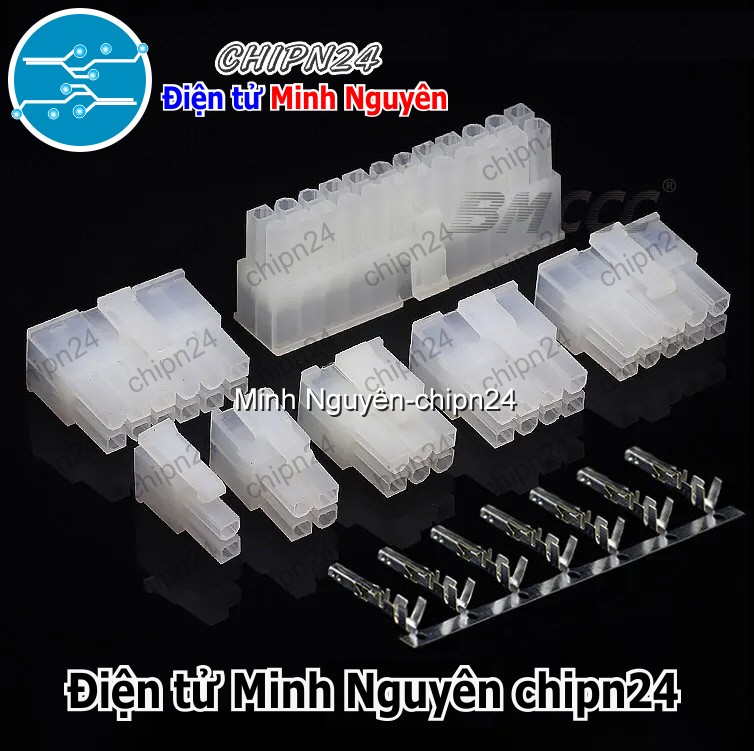 (F310-311) Vỏ Header 4.2mm 5557 (2x1P/2x2P/2x3P/2x4P/2x5P/2x6P/2x7P/2x8P/2x9P/2x10P/2x12P/1x3P/1x4P) - [Chọn Loại] - HHH.00353