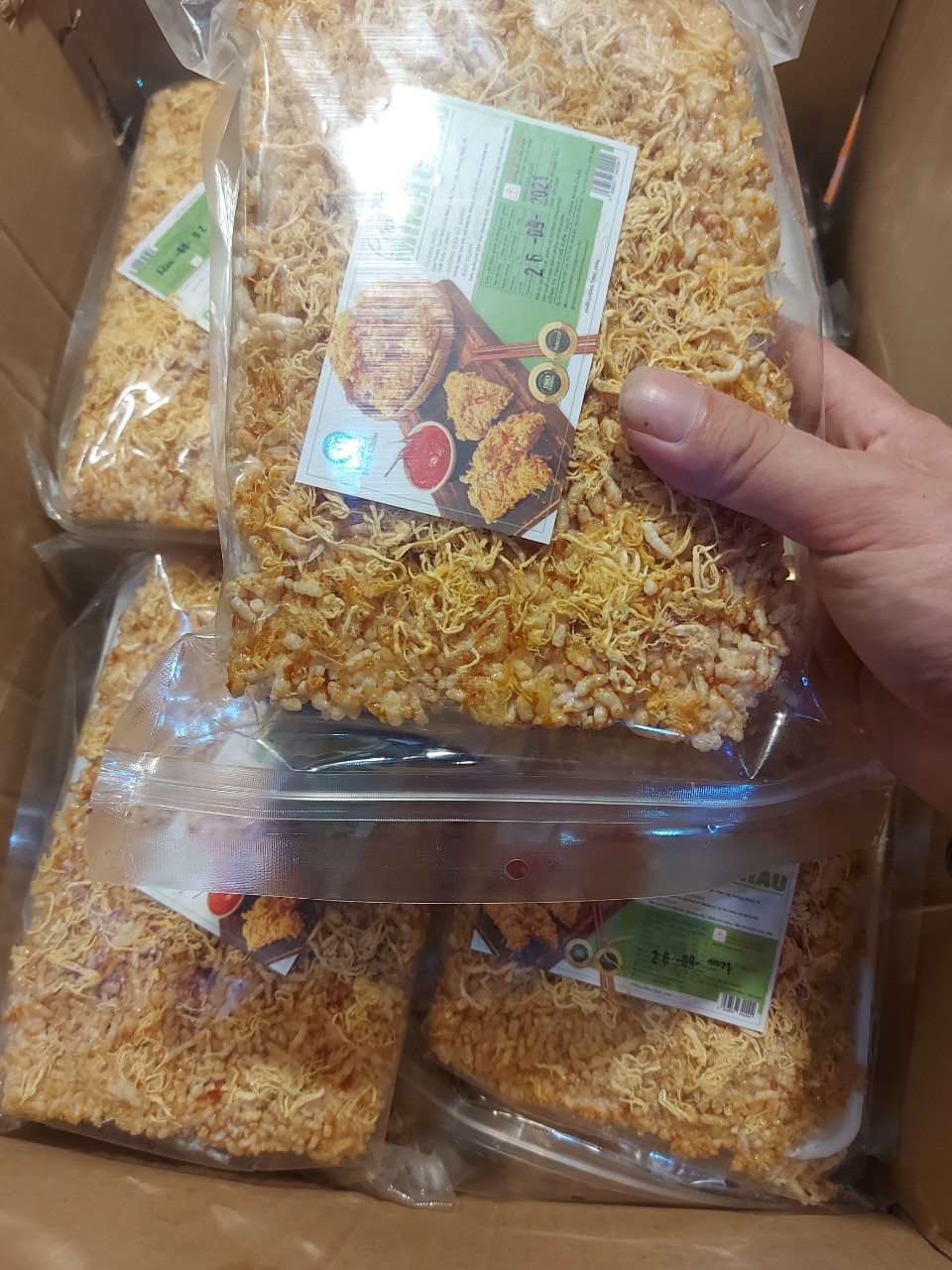 Cơm Sấy Zip Chà Bông Minh Châu  250gr/ bịch