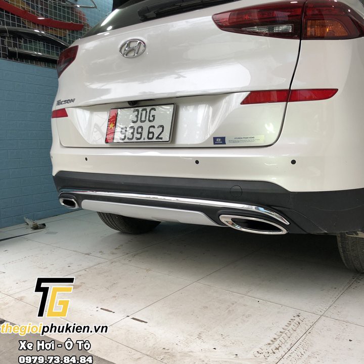 Hyundai tucson 2016-2020 - líp pô thể thao nhựa abs theo xe