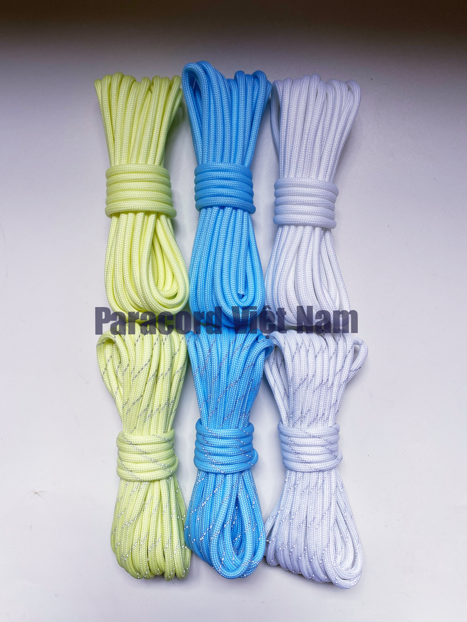 Dây Dù Paracord Dạ Quang Phản Dạ Quang Kết Hợp