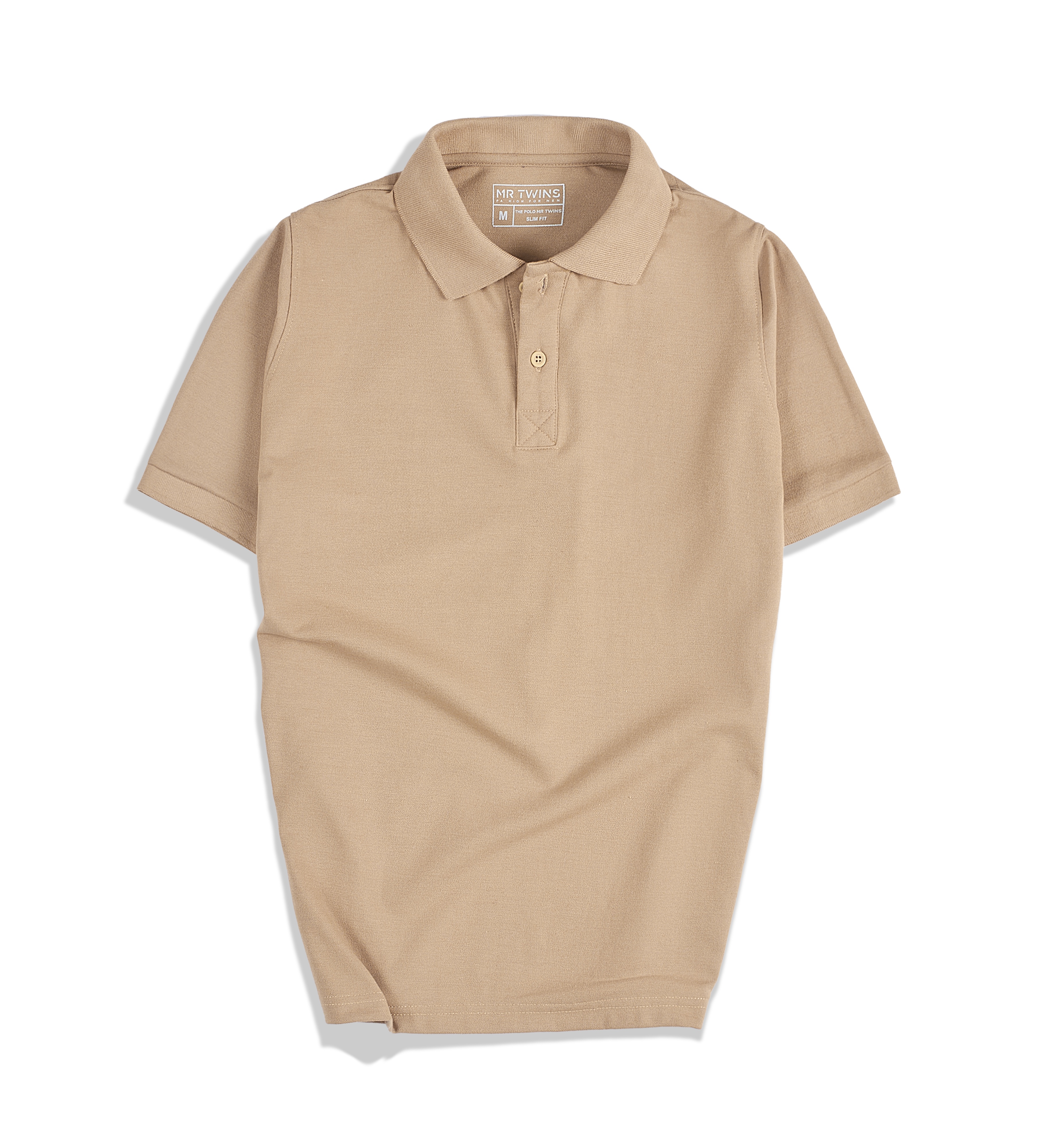 Áo Thun Polo Nam Basic Màu Gừng