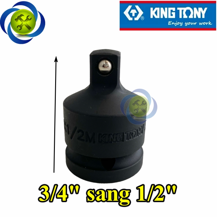 Đầu chuyển đen 3/4 sang 1/2 kingtony 6874
