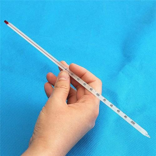 Nhiệt kế thủy tinh 200oc - nktt200 dài 30cm