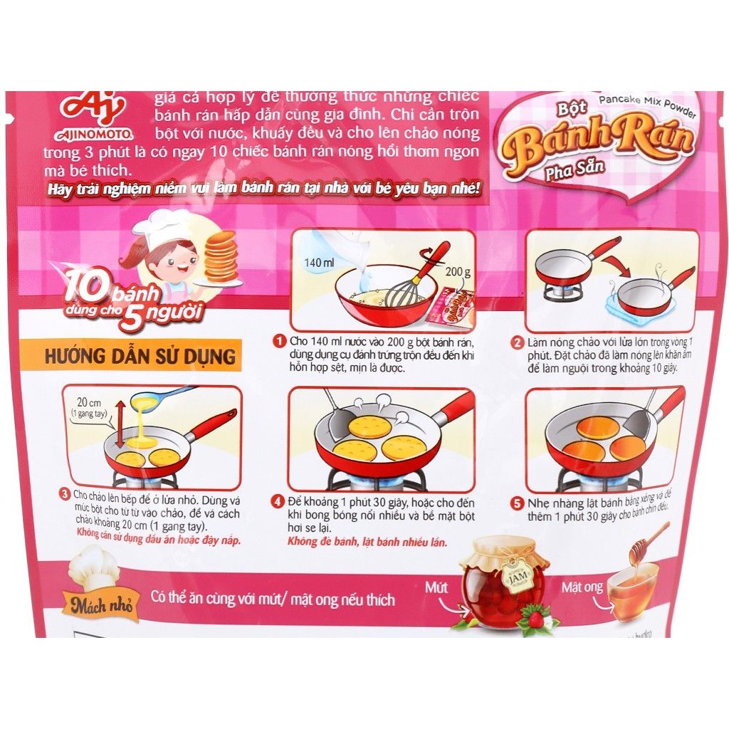 Bột bánh rán pha sẵn túi 200g