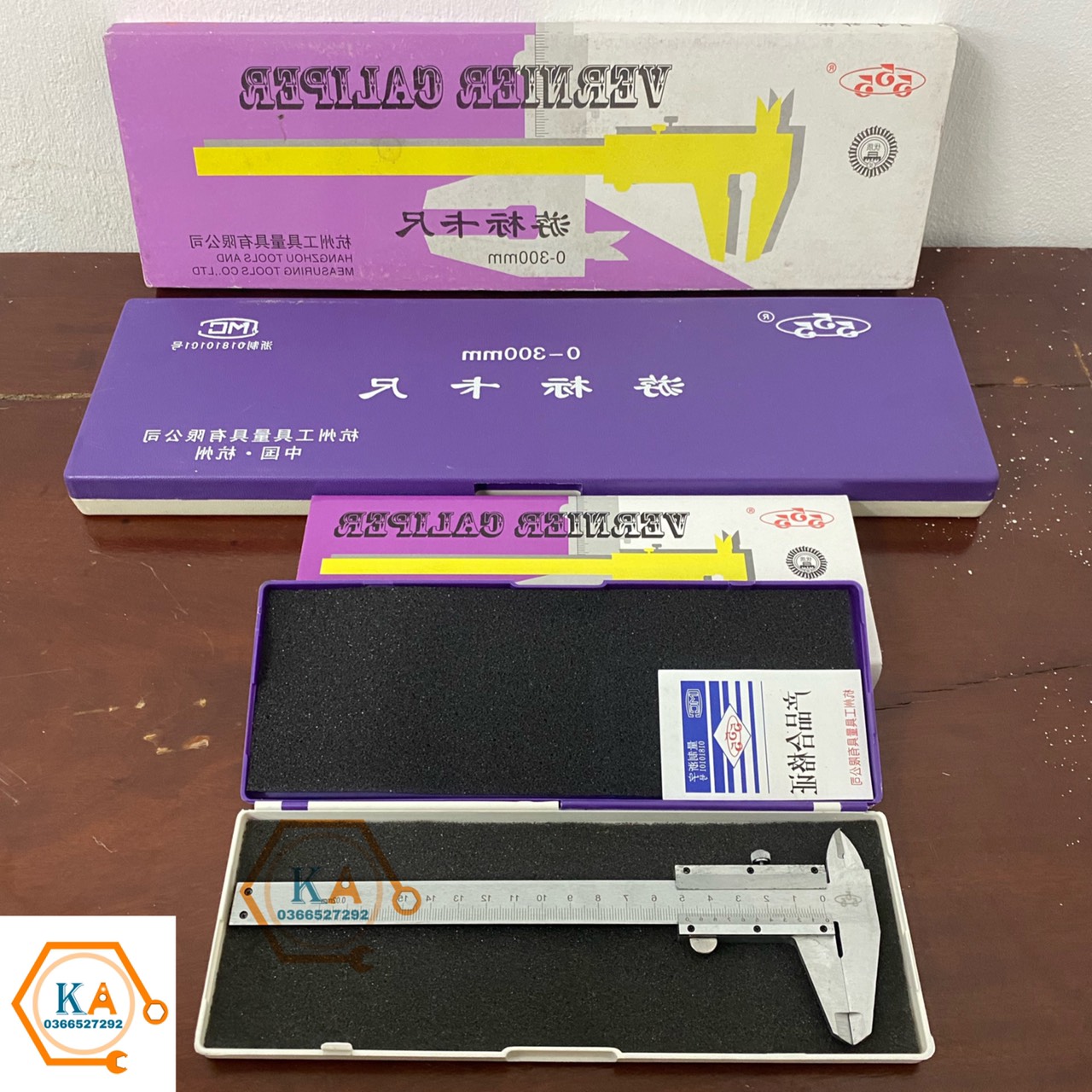 Thước cặp, kẹp cơ khí 150mm 200mm 300mm