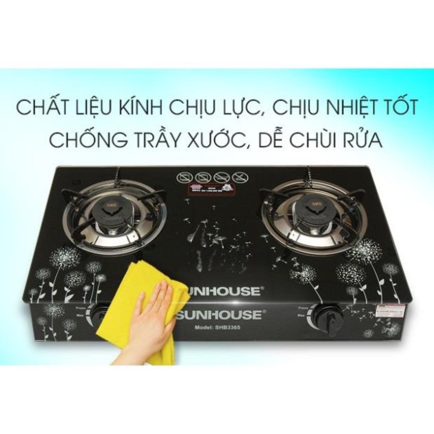 Bếp ga đôi Sunhouse SHB3365