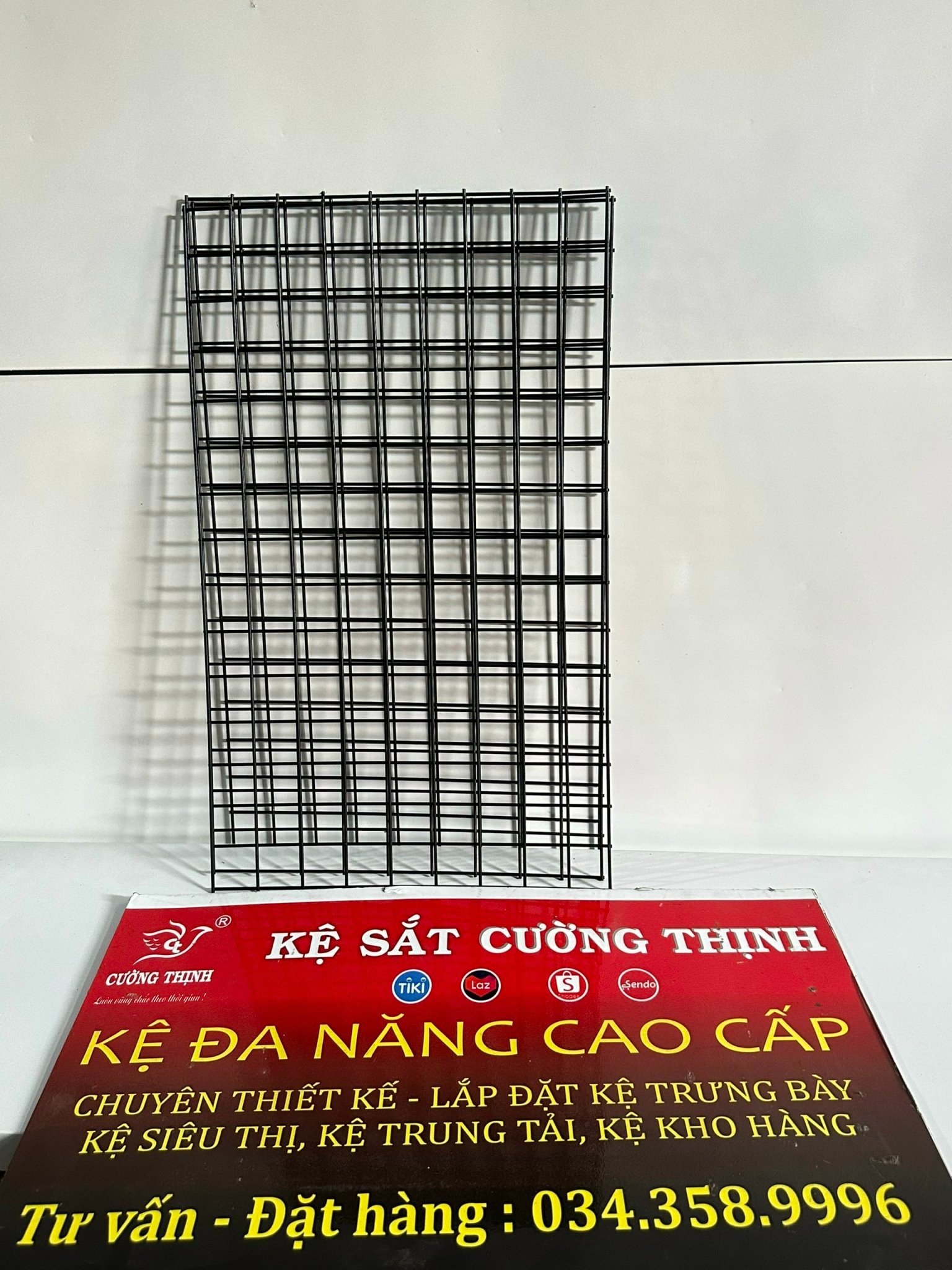 Lưới treo phụ kiên (Kích thước 30cm x 50cm) Ô vuông 3cm, 5cm.