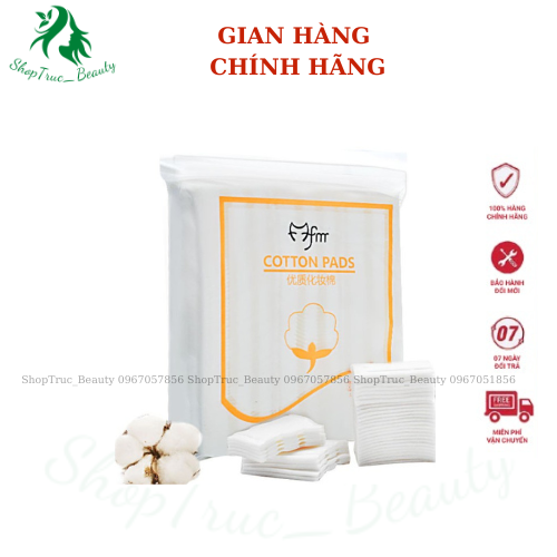 Bông Tẩy Trang 3 Lớp Cotton Pads [Túi 222 miếng dày dặn]