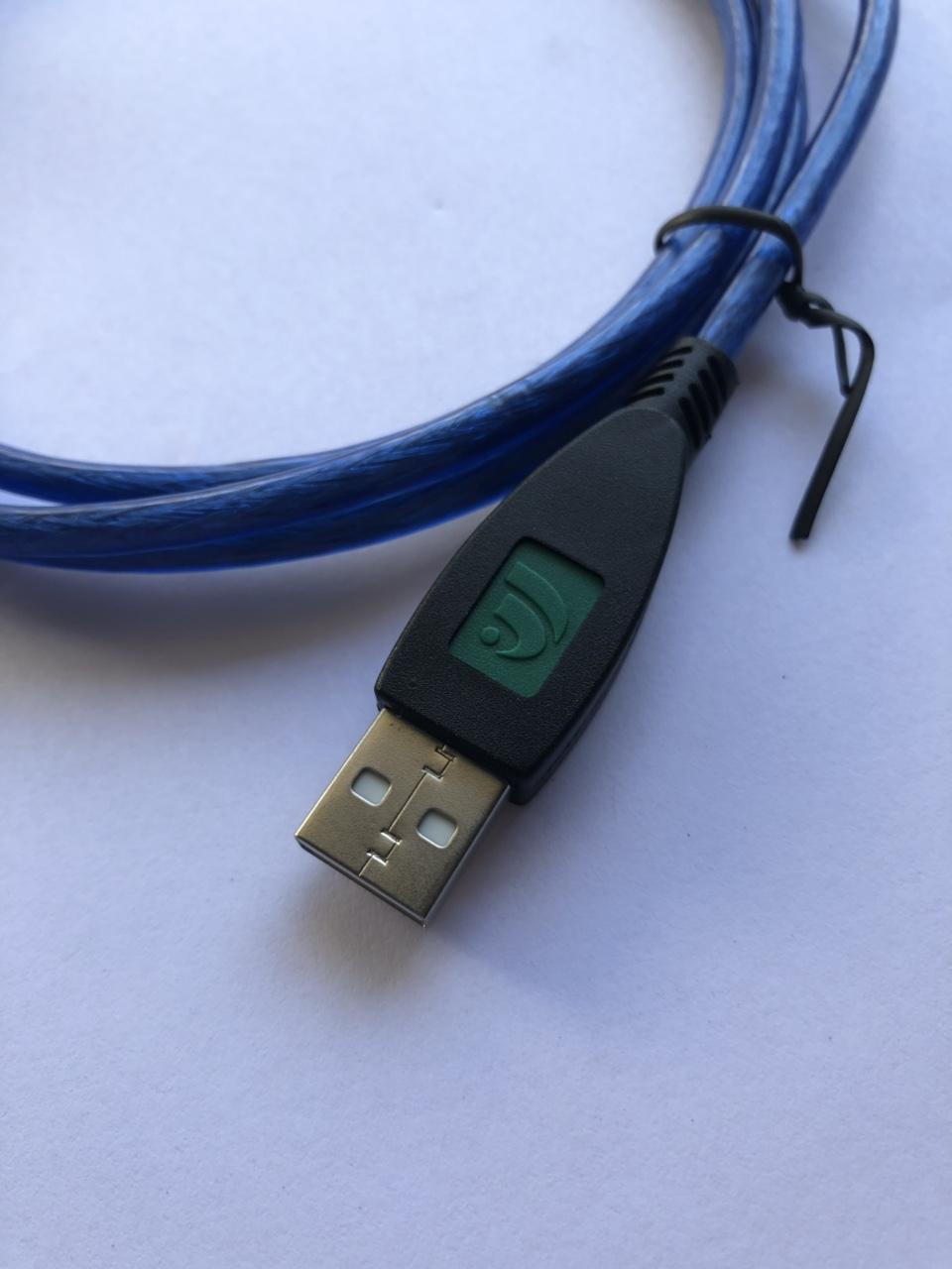 Cáp USB nối dài 1.5 mét màu xanh
