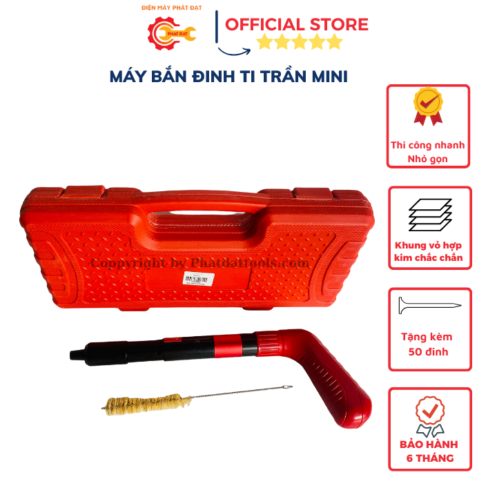 Tok Mini Ceiling Threaded Nail Gun - 6 Month Warranty