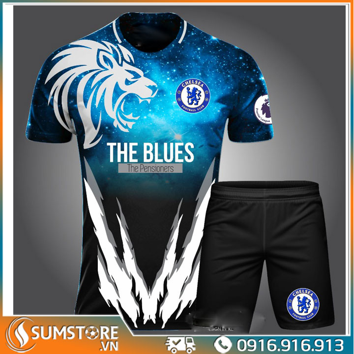 Áo thể thao chelsea xanh 10 độc lạ - áo bóng đá phù hợp cho mọi môn thể thao