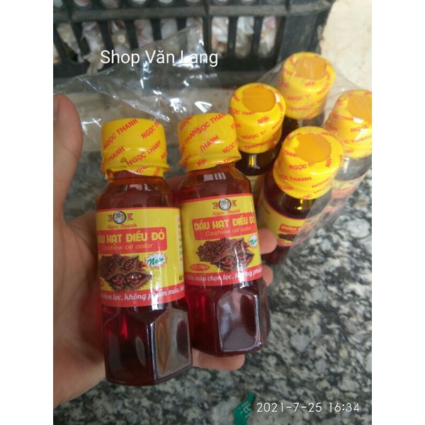 Dầu hạt điều đỏ nguyên chất lọ 100g