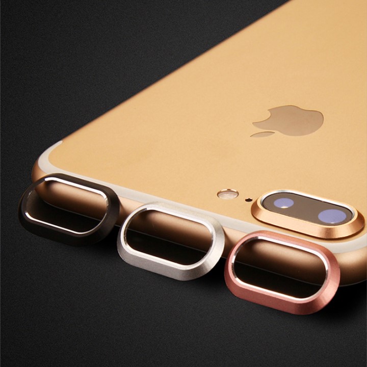 Combo Miếng Dán Cường Lực và Vòng Bảo Vệ Camera iPhone 7 Plus, 8 Plus