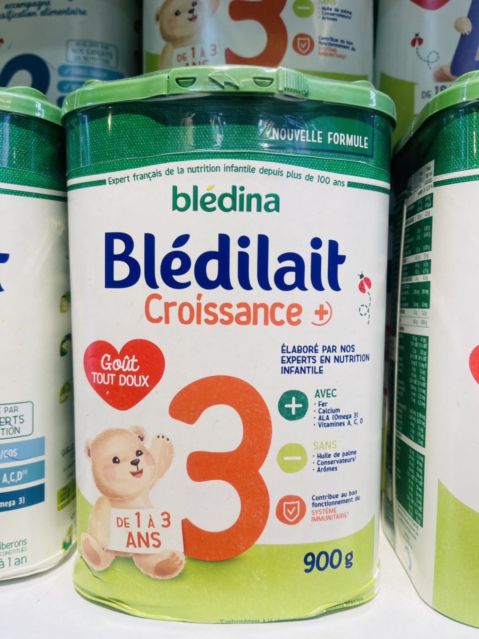 [ Mẫu mới ]Sữa bột BLEDILAIT PHÁP số 3 hộp 900g date 2025