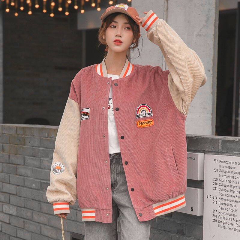 Áo bomber cầu vồng nhiều màu HARI