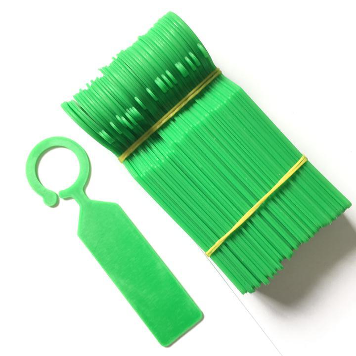 Set 50 thẻ ghi tên cây trồng dạng treo, màu tím, chất liệu nhựa.