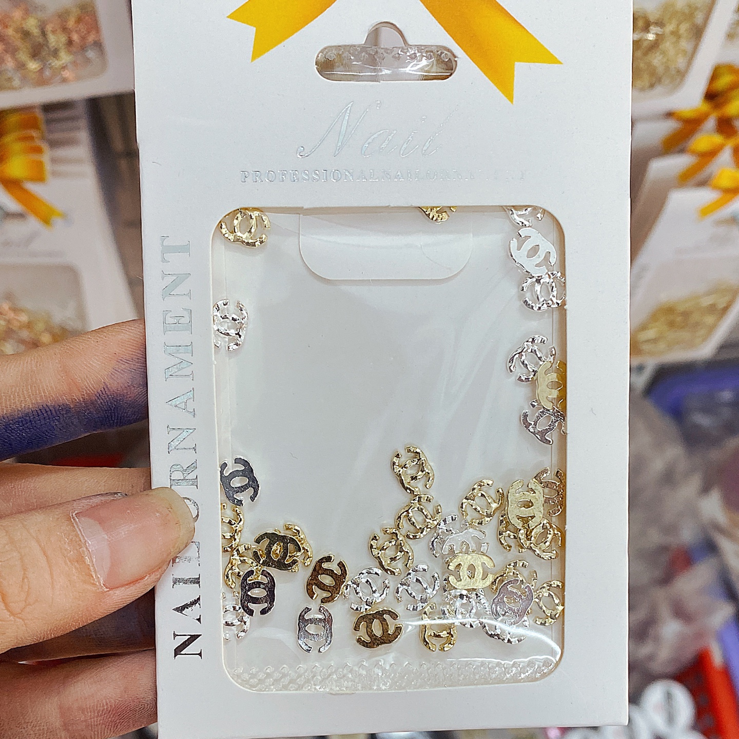 Charm Kim Loại Đính Móng Trang Trí Nail 1