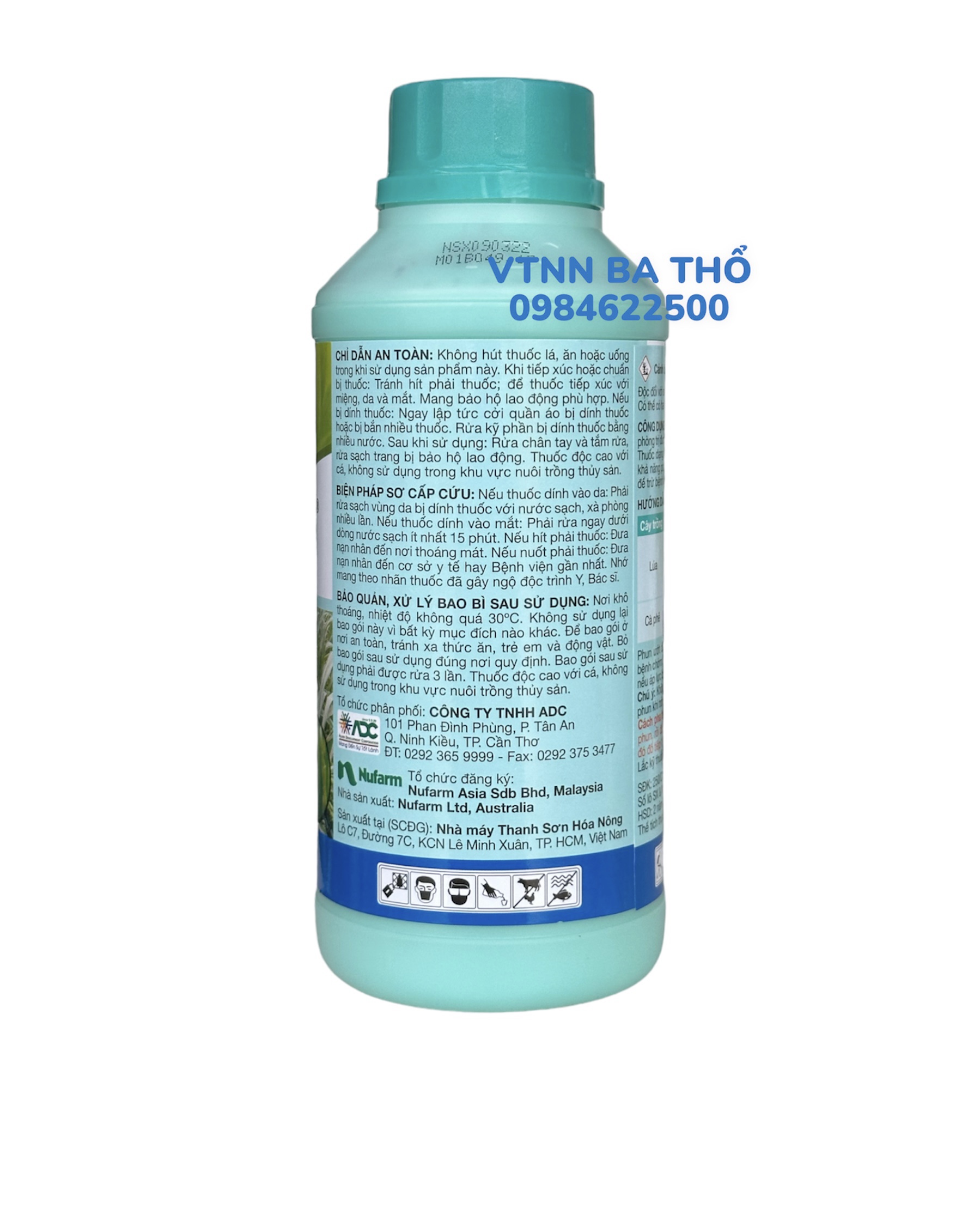 Thuốc Trừ Bệnh CUPROXAT 345SC 500ml