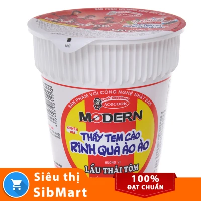 Mỳ ly Modern Acecook lẩu Thái tôm 65g - Siêu Thị SibMart - SB0053