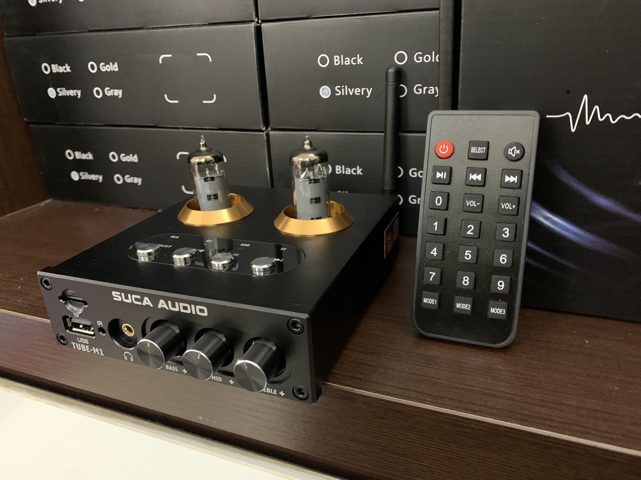 [HCM]BỘ PRE ĐÈN SUCA AUDIO TUBE M1 ĐỌC USBTHẺ NHỚBLUTOOTH 5.0.