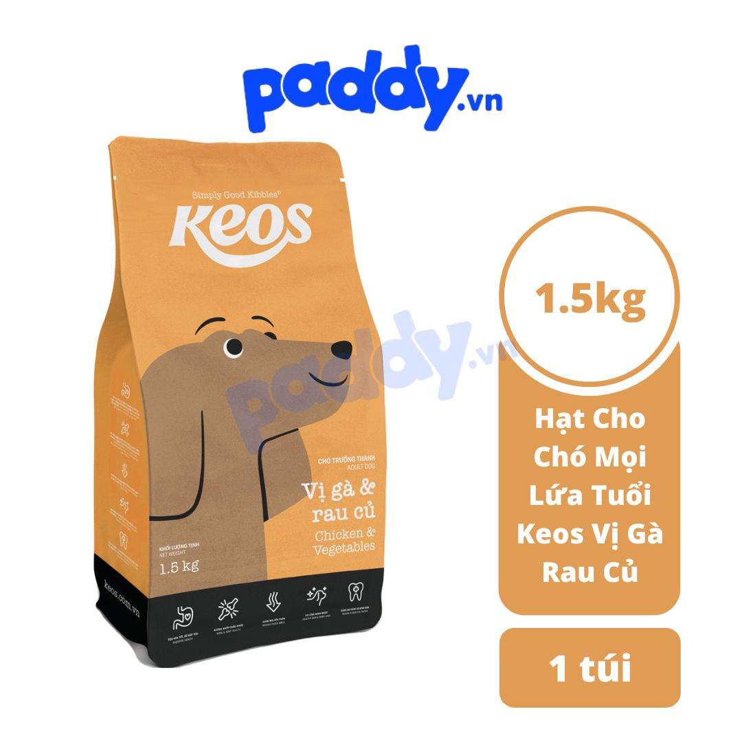 Thức Ăn Hạt Cho Chó Mọi Lứa Tuổi Keos