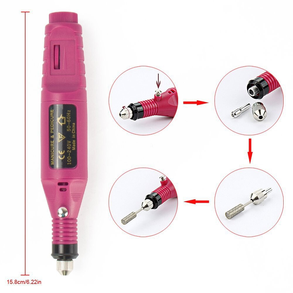 Máy Mài Nail Mini, Nhỏ Gọn, Làm Móng Tiện Dụng